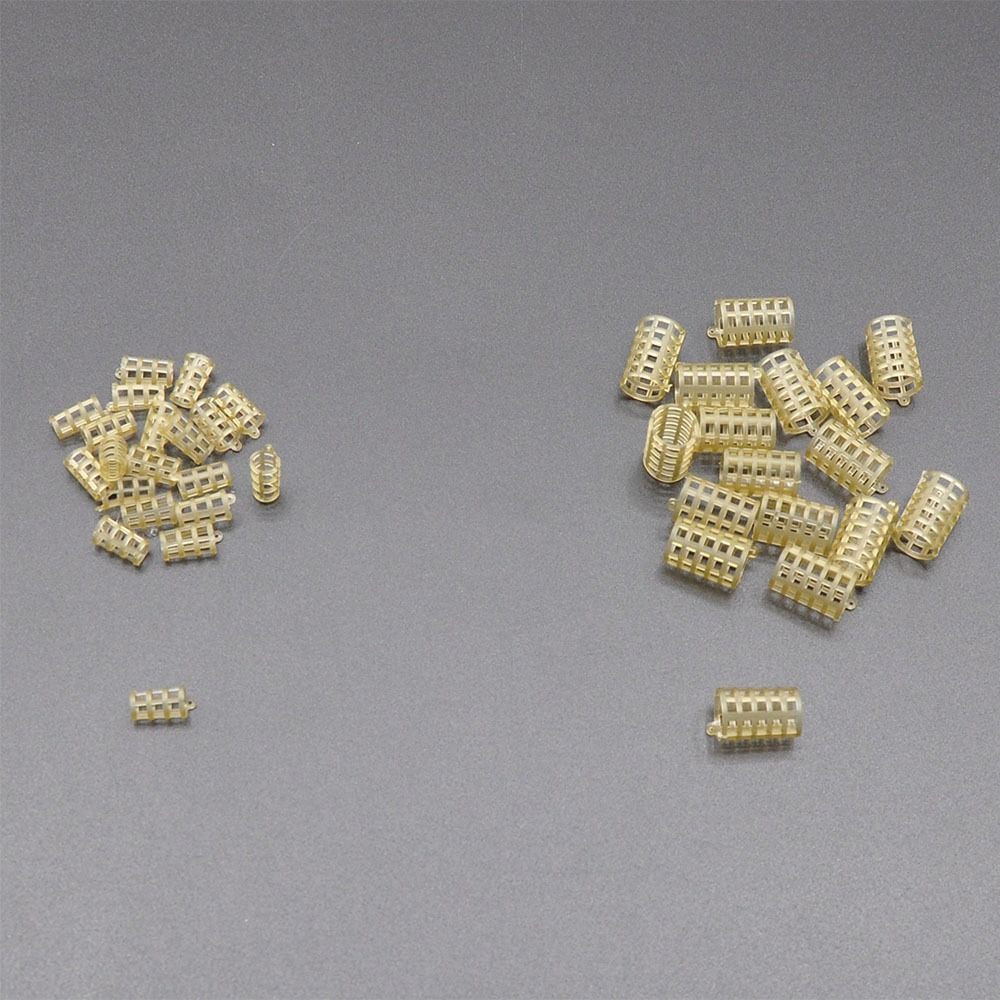 20pcs Hair Rig Bait Cage Paste Bait Cage Carp Fishing Bait Durable Groundbait Feeder  Coarse Fishing