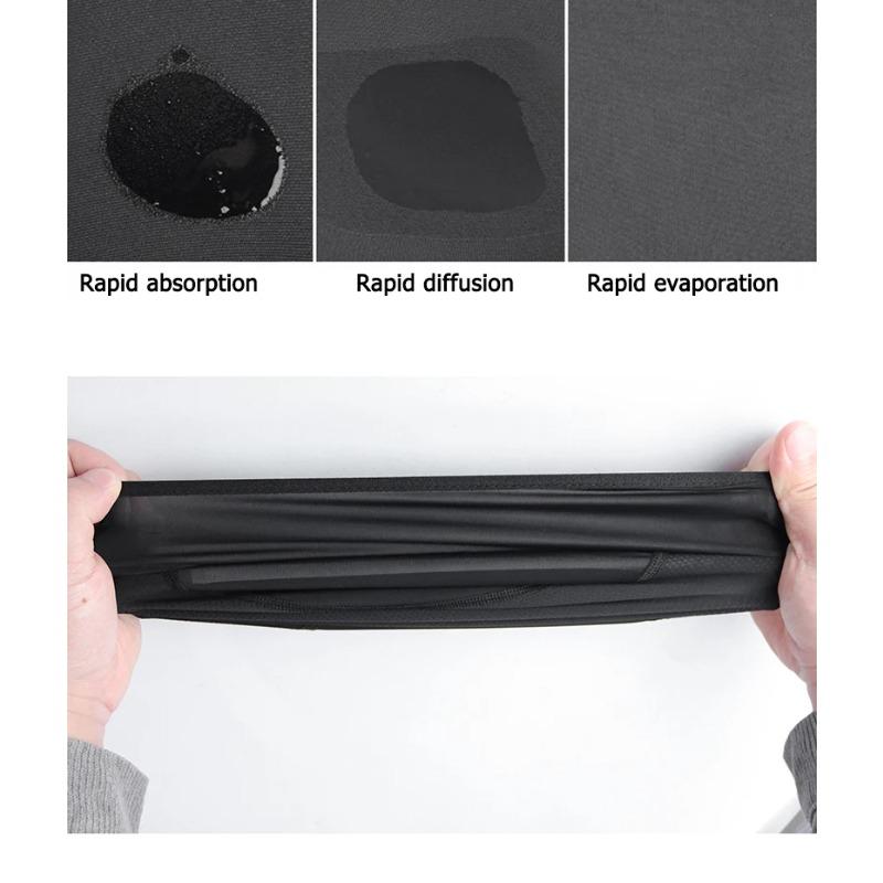 Silk Athletic Neck Gaiter Outdoor Use Dust Sunscreen Motorcycle Biking Half Face Mask