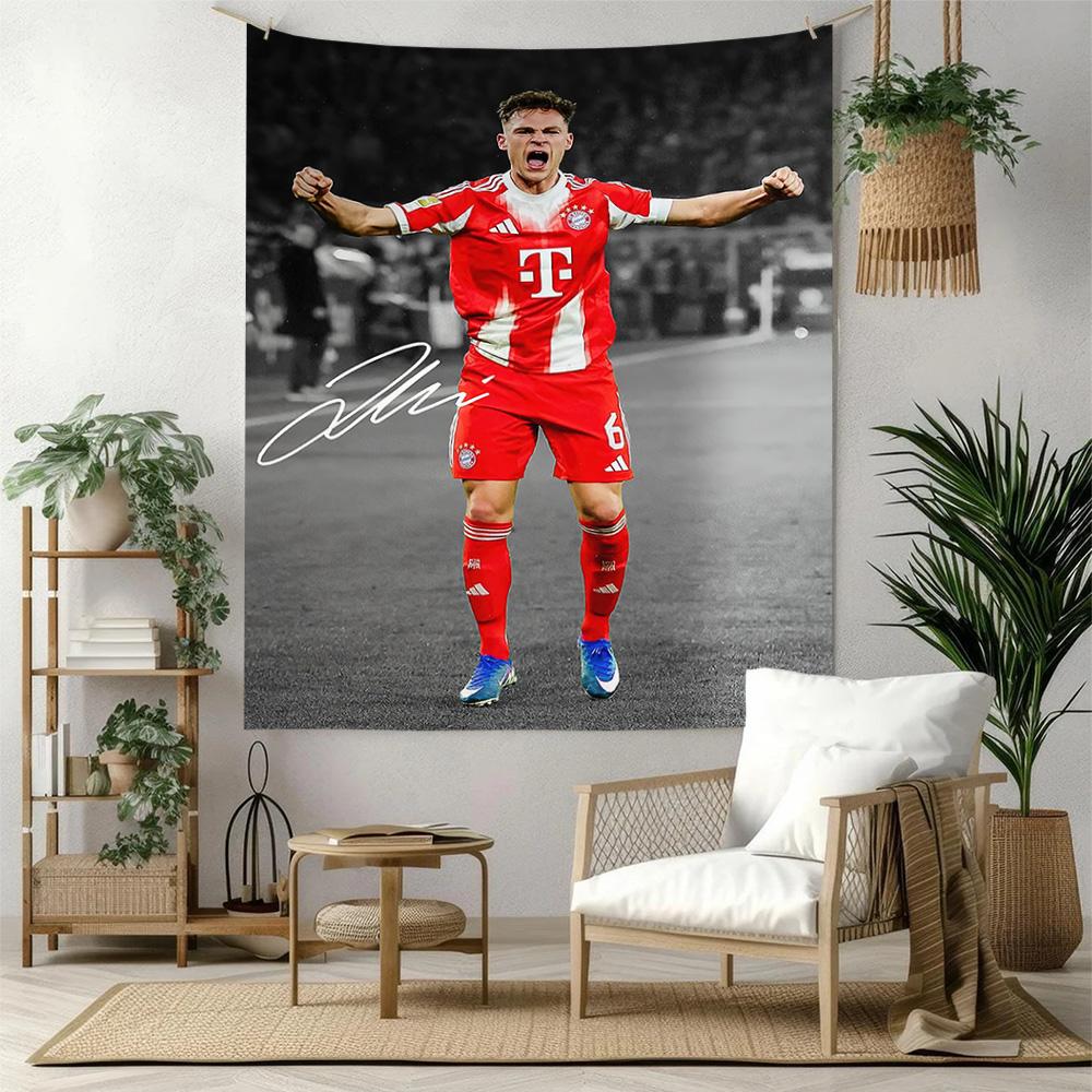 Arazzo Decorativo da Parete Bayern Monaco Arte per Memoriale di Animali Domestici Compleanno Festa Nuziale Sfondo Regalo di Famiglia