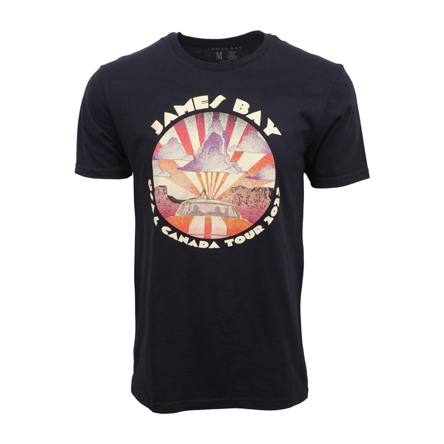 JAMES BAY TOUR T SHIRT UNISEX ADULT XXXL