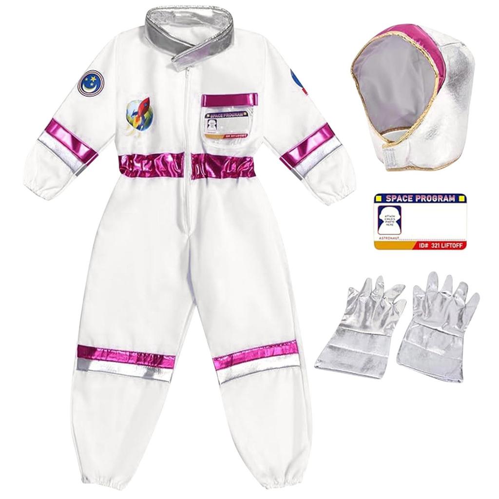Children's Space Suit Cosplay Performance Suit Astronaut Gloves Holiday Party Performance Costume Set
