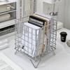 6 Colors Iron Storage Rack Desktop Book Pen Storage Box Large-Capacity Basket Home Office Student Dormitory Sundry Container New
