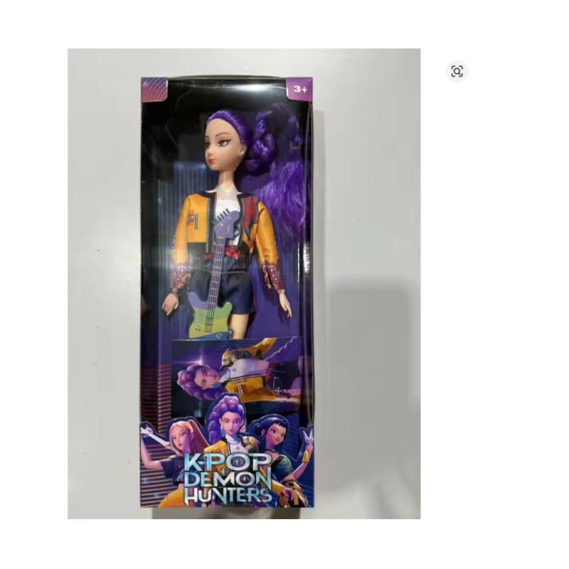Kpop Demon Hunters Girl Group Action Figure Anime Cartoon Dolls Movable Joints Model Toy Desktop Decor Collection Girl Gift