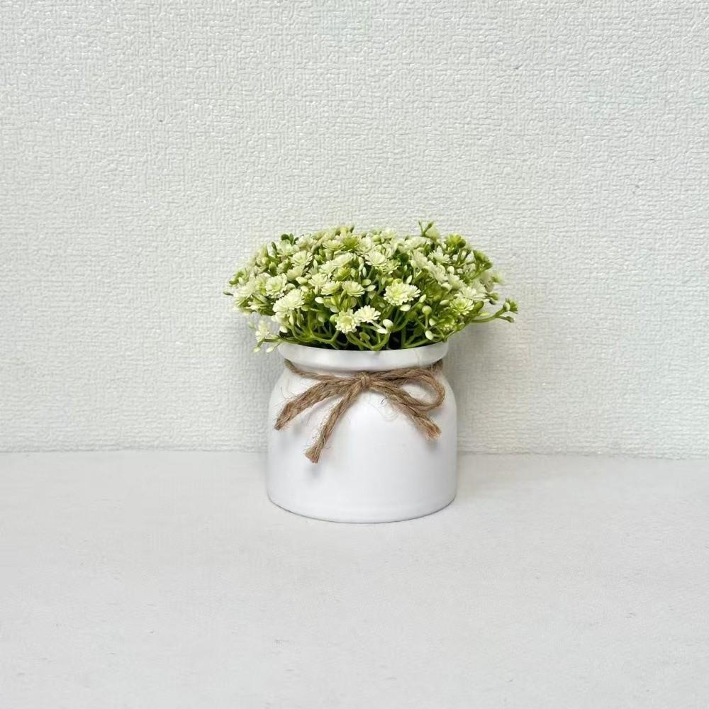 Potted With Pot Artificial Bonsai Plastic Fake Flower Bonsai Desktop Bonsai Wedding Decoration