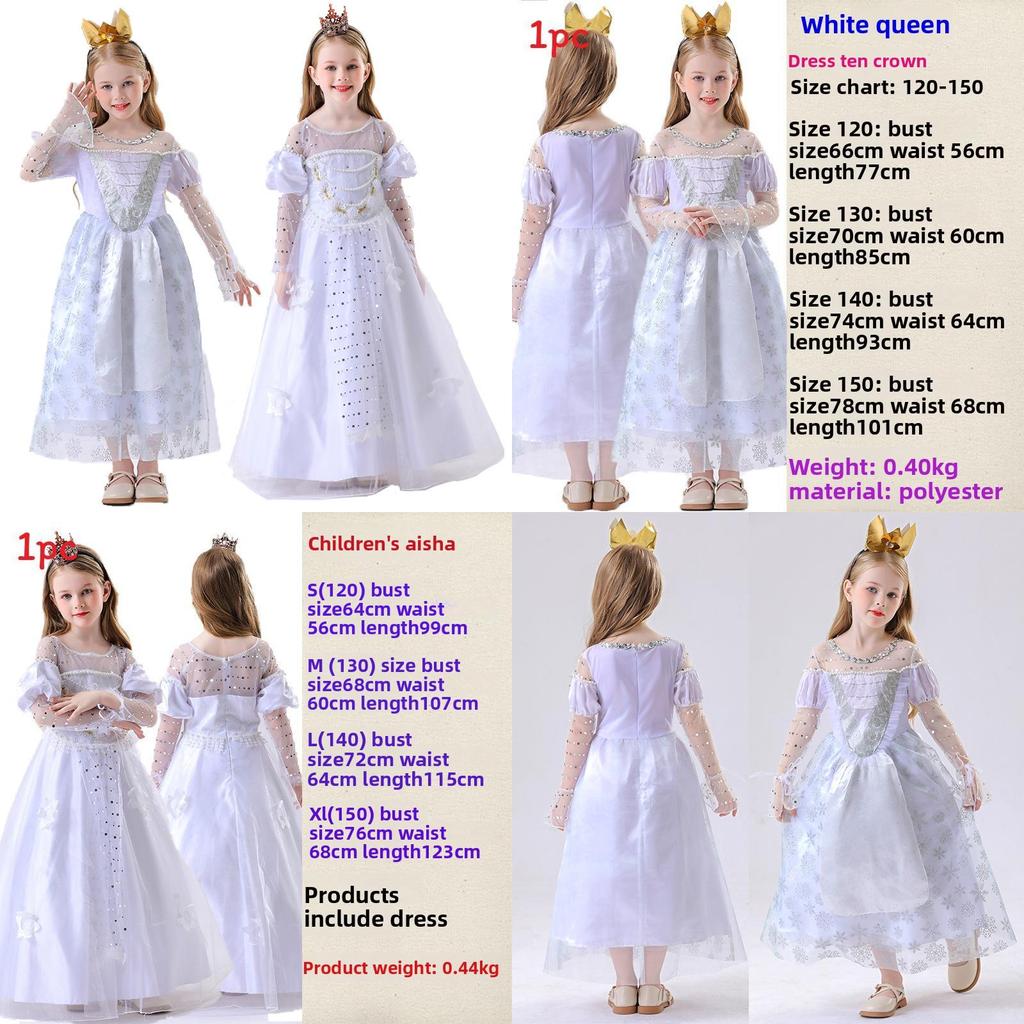 Disney Alice Cosplay Dress For Kids Stage Costume With Flexible Material