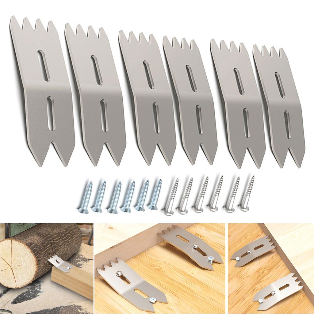 6Pcs Slab Clamping Dogs for Woodworking Tools Pinch Dogs Router Sled For Woodworking CNC Panel Processing
