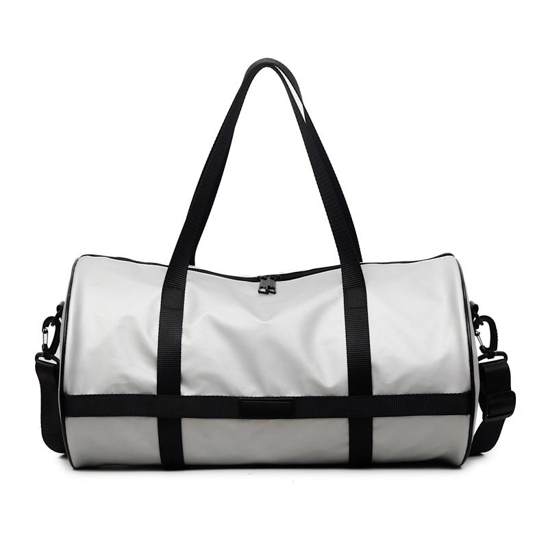 

Large Capacity Travel Bag Women Shoulder Crossbody Bag срібний