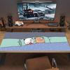 PandaBear Love Lace Solid Color Mouse Pad Large Gaming Table Cushion Non-slip Laptop Tablet Big Mousepad XXL Mat Mini PC Playmat With Lock edge