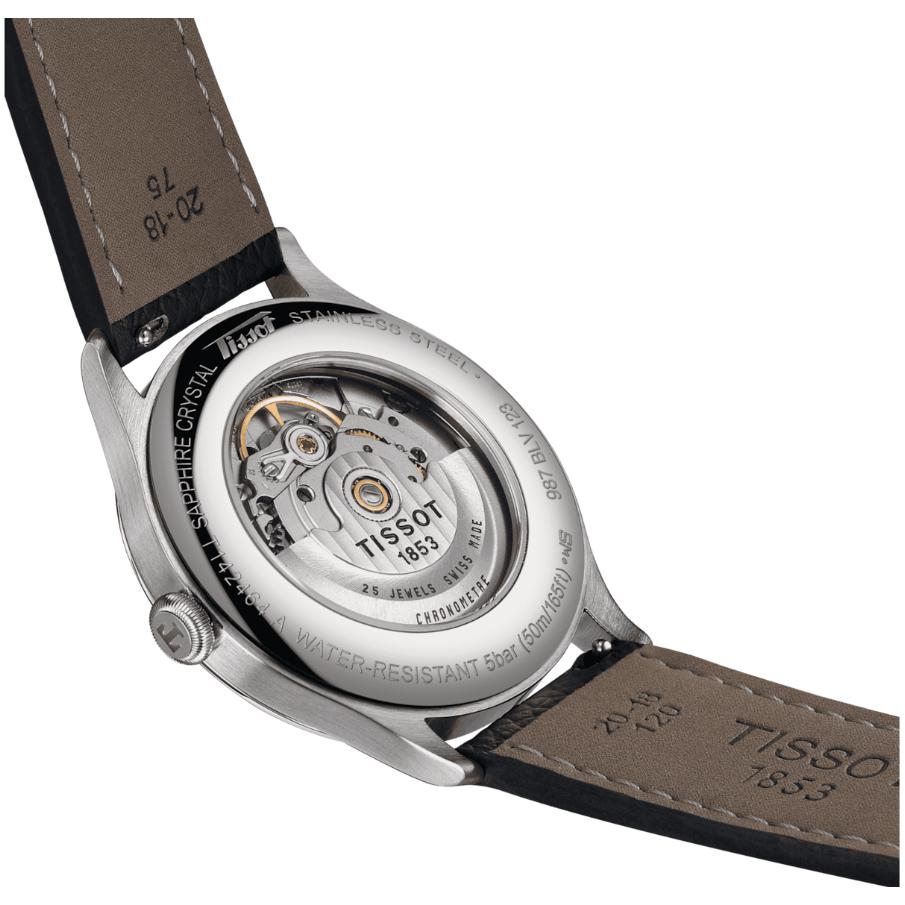 Tissot Automatic Mechanical Movement 50 Meter Water Resistance Men's Watches Watch 39mm White Dial T142.464.16.032.00