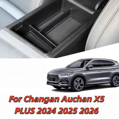 Car Central Control Armrest Box Storage Box For Changan Auchan X5 PLUS 2024 2025 2026 Car Storage Organizing Accessories