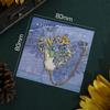 Reading Stationery Reading Book Clip Metal Bookmark Creative Flower Bouquet Bookmark  Gift