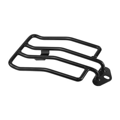 Motorcycle/E-Bike Rear Luggage Rack, Universal Retro Rear Tail Rack for Harley, Black Support Bracket