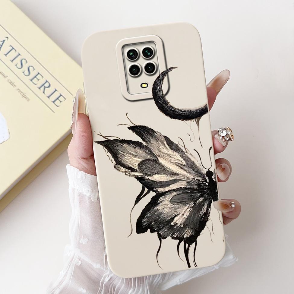 Casing For Redmi Note 9 9S 9Pro 4G Back Cover For Redmi Note 9 Pro Case Cute Cartoon Fashion Flowers Silicone Shockproof Bumper