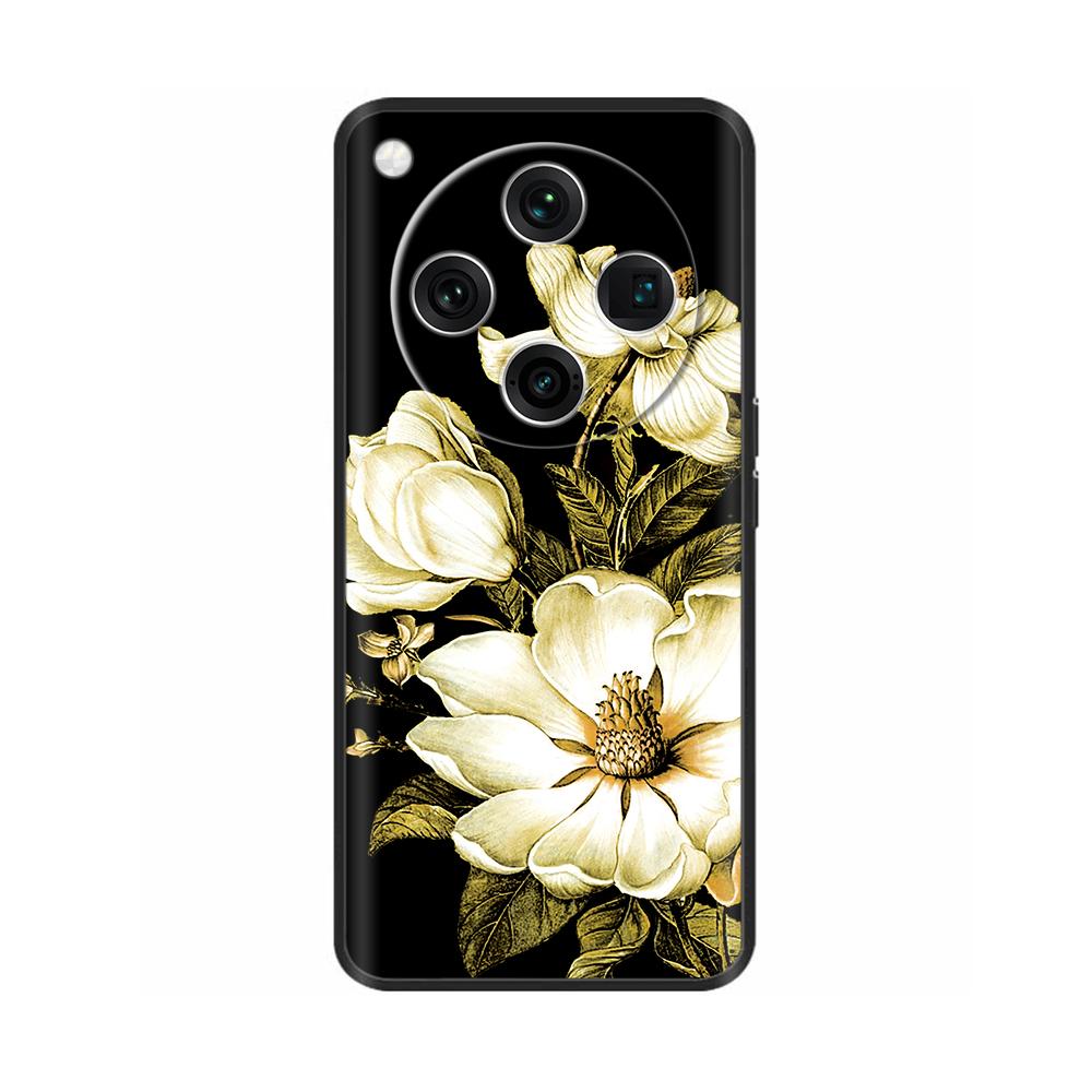 Soft Silicone Cover For Oppo Find X8 Pro Case Fashion Black TPU Phone Back Cover Cases For Oppo Find X8 5G Coque PKC110 PKC130