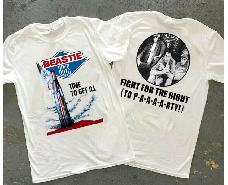 

80s Beastie Boys Time to Get Ill Fight for the Right Unisex T-shirt Unisex T-Shirt L