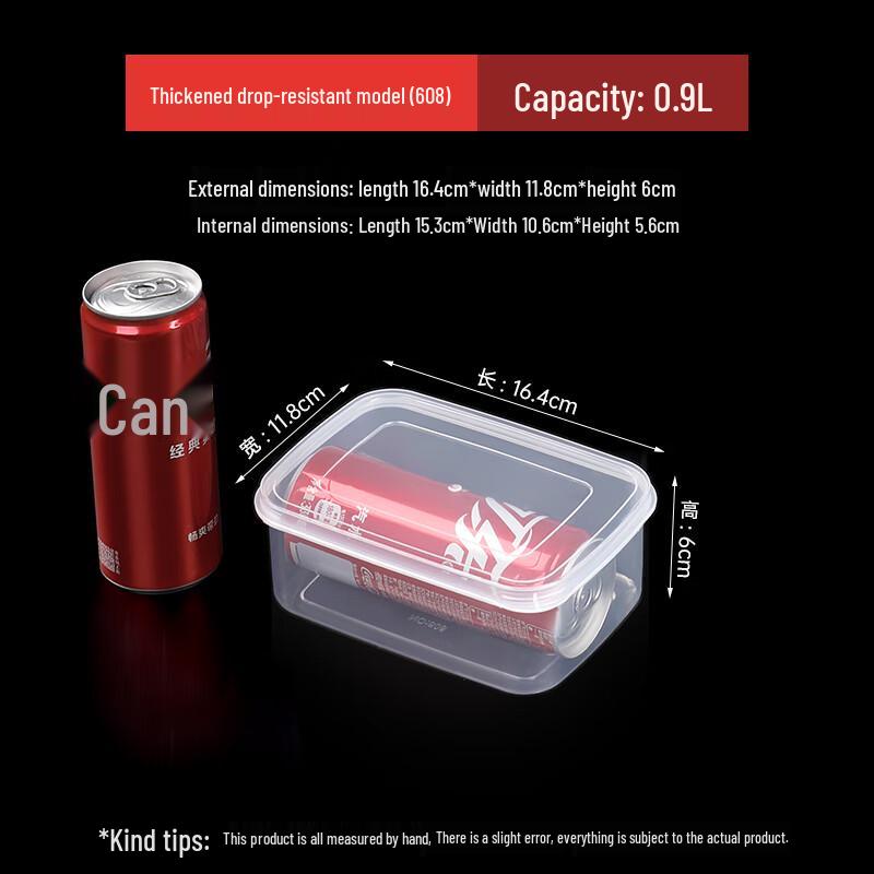 Transparent Plastic Food Storage Container