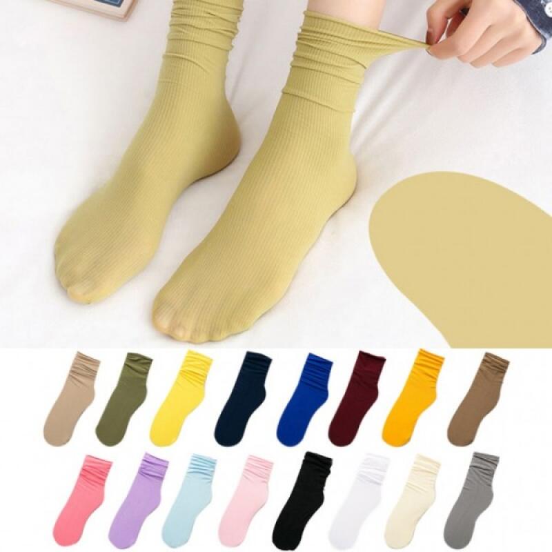 Dol Dol I Gol Ji Gol Ji Socks Thin Socks Collarless 16 Colors 07 Dol Dol I Gol Ji - Sky