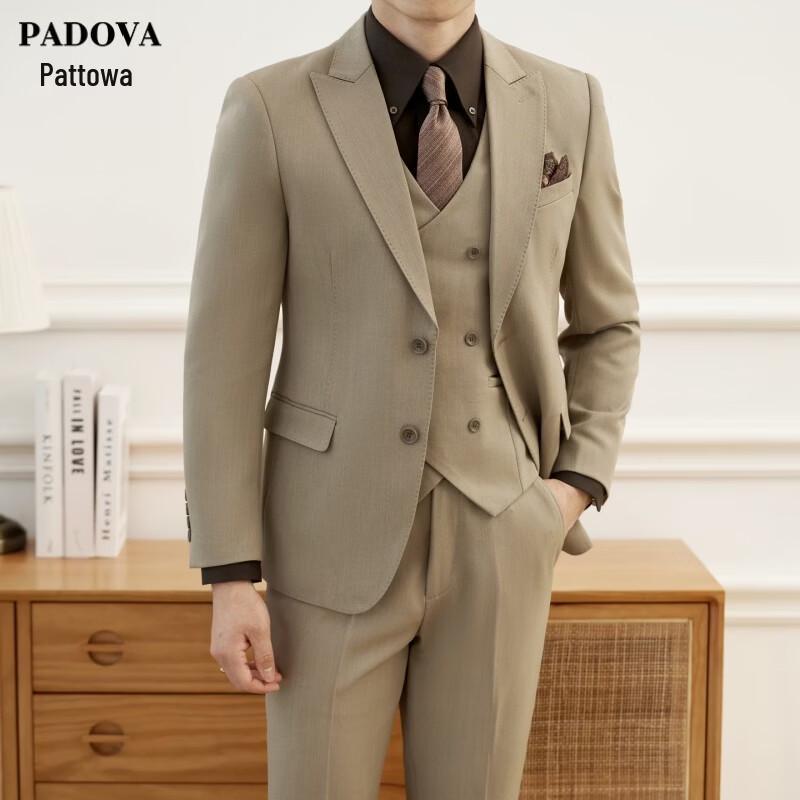 

Patova 2026 Spring Men s Slim-Fit Three-Piece Suit 58