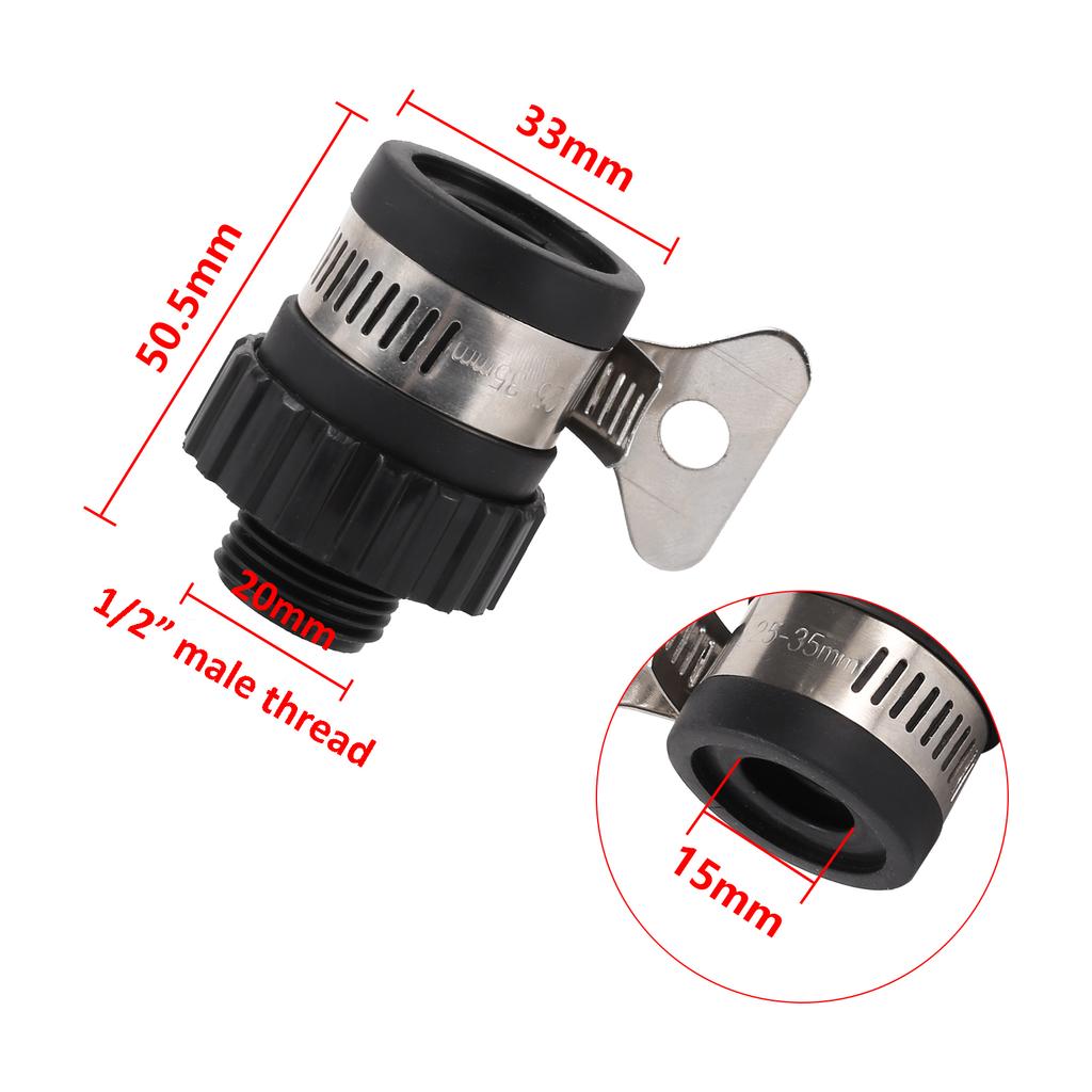 Universal Water Faucet Hose Connector ,Quick Connect Fitting Tap Adapter for Car Washing Garden Irrigation Garden Hose