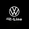 WHAQY1 HD For VW Passat CC B6 B7 B8 B9 Touareg Golf 5 6 7 Jetta MK6 MK7 GTI R Line GTI LED Car Door Projector Welcome Light Accessories
