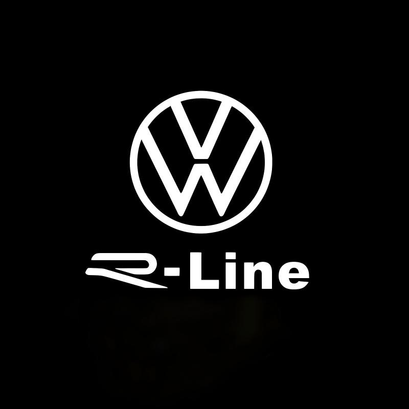 WHAQY1 HD For VW Passat CC B6 B7 B8 B9 Touareg Golf 5 6 7 Jetta MK6 MK7 GTI R Line GTI LED Car Door Projector Welcome Light Accessories