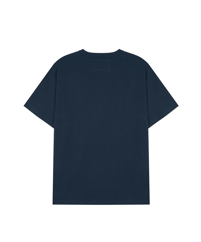 Matile Basic Logo T-Shirt / Navy