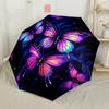 Butterfly Dreams In Lilacs Automatic Umbrella Sturdy 8-Rib Shaft Sturdy Construction All-Season Use Stylish Accessory Stylish Gift for Women