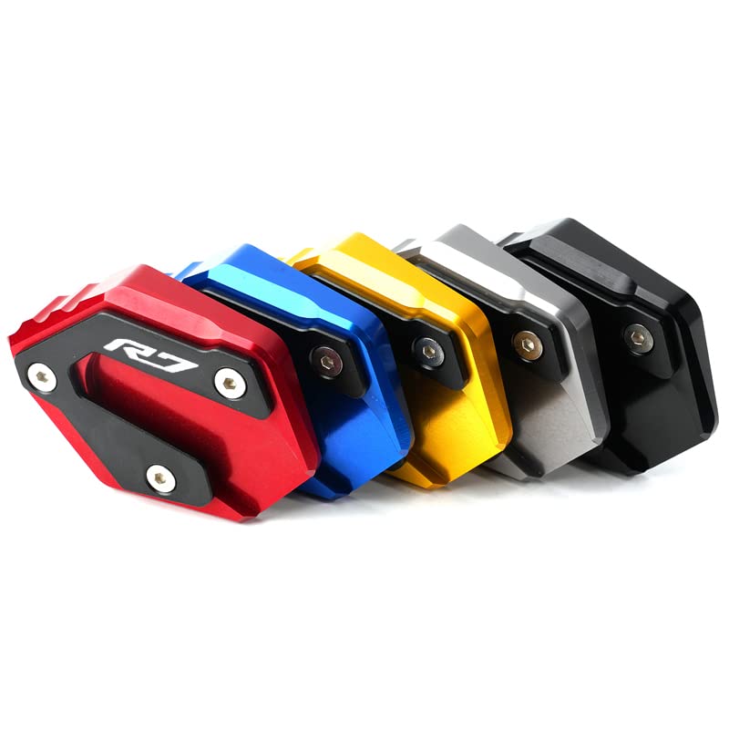 VORILES YZFR7 Motorcycle Accessories Kickstand Side Stand Extension Plate Pad YZF R7 YZF R 7 Yzf R7 2021 2022