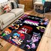 Friday Night Funkin' Rug Floor Mat for Living Room or Bedroom Soft and Comfortable Carpet a Gift for Birthday and Holiday.