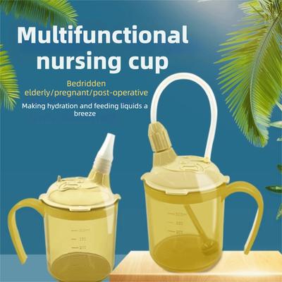 With Handle Dysphagia Cup 300ml Water Control Mug High Quality Anti Choking Cup Home Care