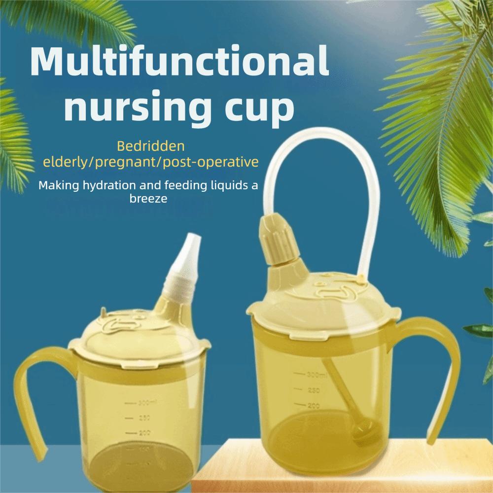 with Handle Dysphagia Cup With Straw Spill Proof Cup High Quality Water Control Mug  Home Care