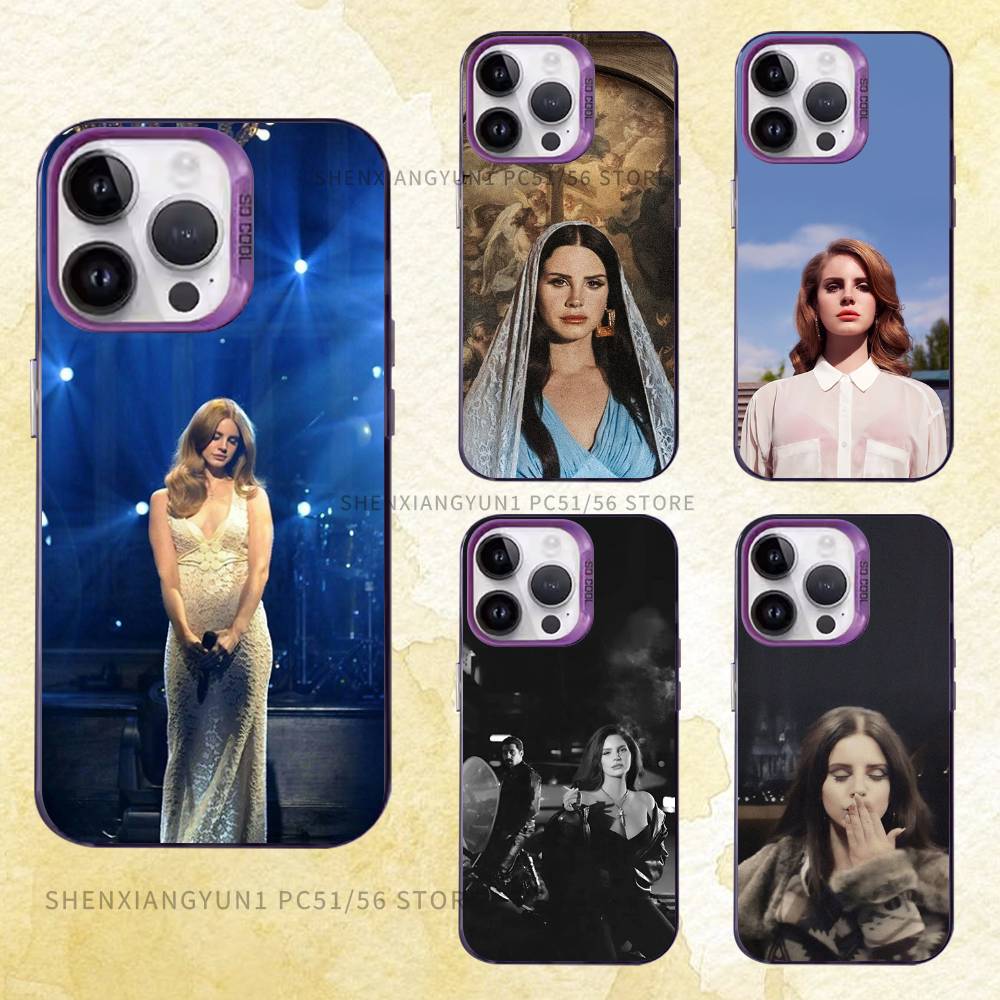 L-Lana Del Rey Singer Phone Case For iPhone 17 16e 16 15 14 13 12 Pro Max X XR XS MAX Back Cover