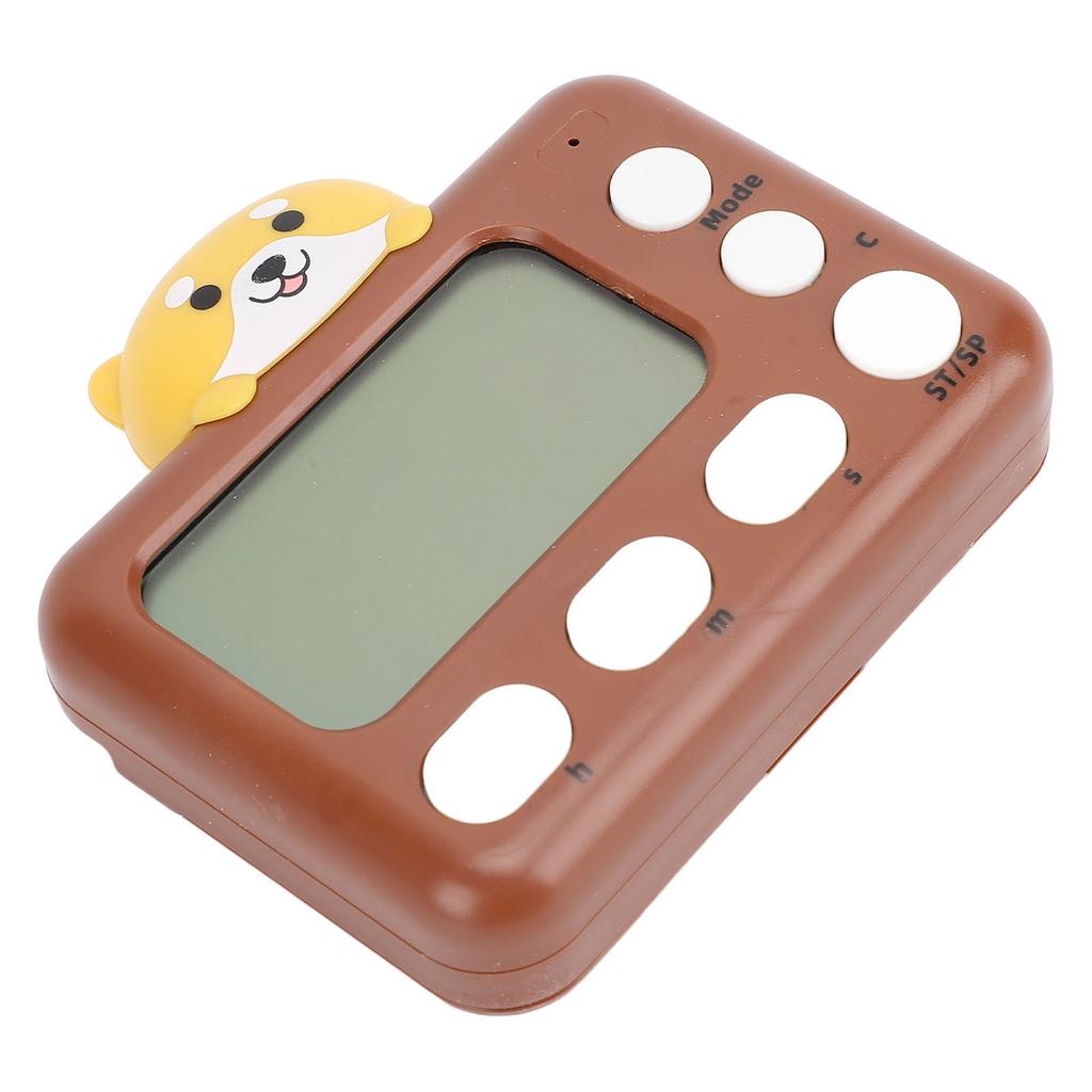 Digital Kitchen Timer Plastic Cute Cartoon Appearance Electric Cooking Timer for Studying Dog