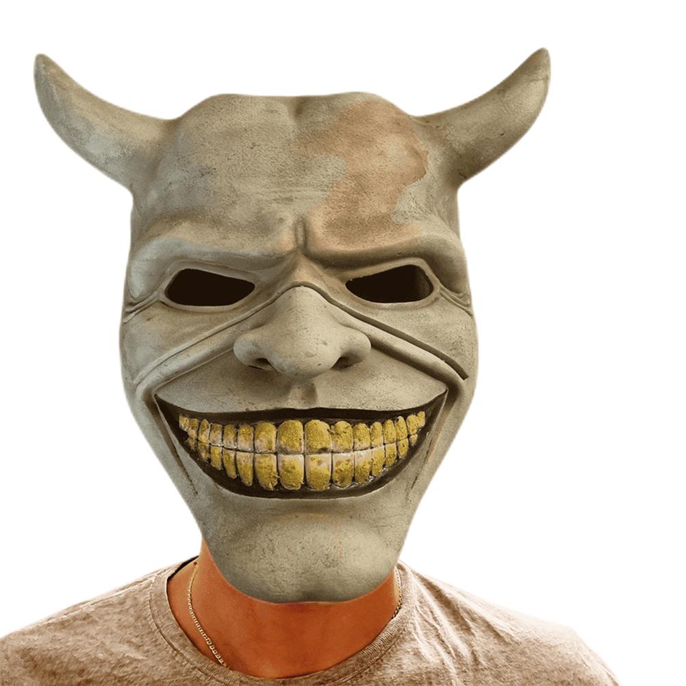 Horror Film Figure Cosplay Face Cover Latex Face Cover Halloween Dress Up Costume Props Party Decor