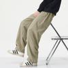 Minger | American Retro Trendy Brand Splicing Tooling Casual Pants Men's Trend Loose Wide-leg Legged Scimitar Pants
