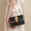 Spring 2025 Fashion: Women's Versatile Diamond Pattern Chain Crossbody Bag