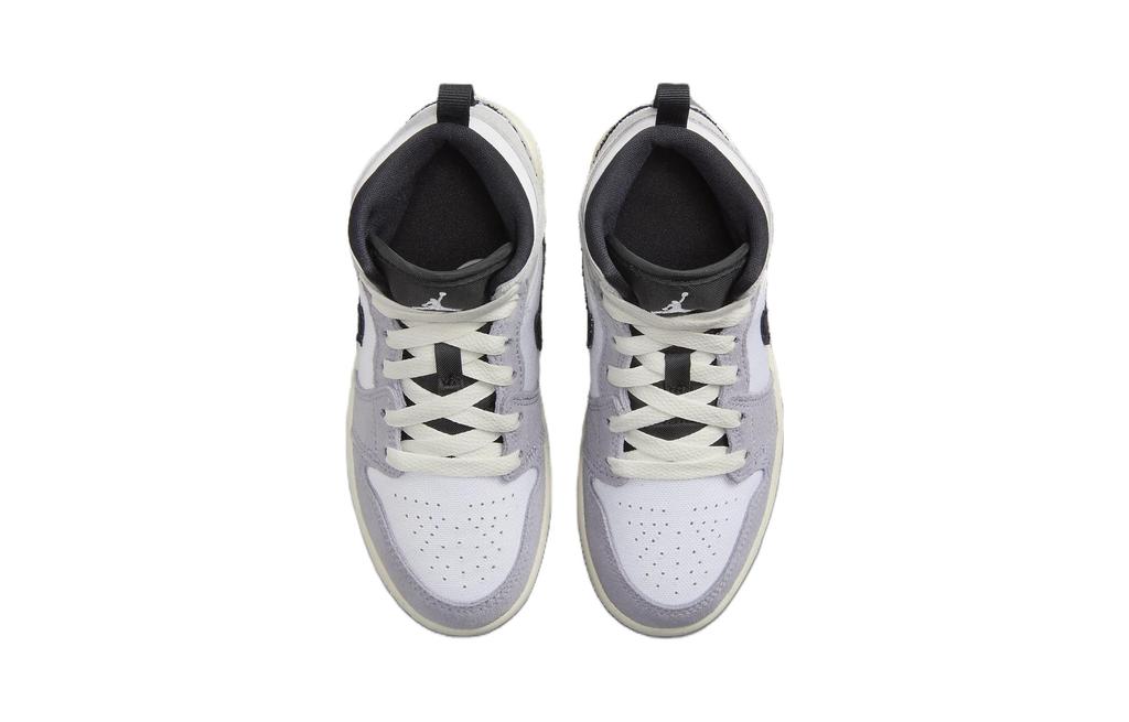 Jordan 1 Mid SE Craft White Cement Grey Black PS FD9090-002