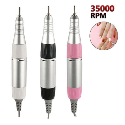 35000 U/min Elektrische Nagelfräser Maschine Nagelkunst Maschine Stift Edelstahl Fräser Griff Geeignet für Maniküre Bohrer und Zubehör Pediküre Feile
