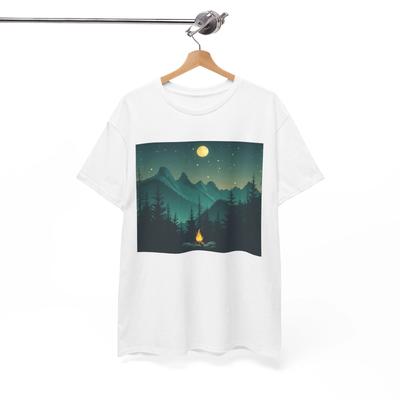Outdoor Explorer T-Shirt | Mountain Life | Straight Night Mountain Forest Shirt