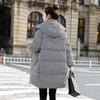Plus Size Womens Winter Coat Thickened Loose Long Cotton Jacket High Quality Drawstring Waist Outwear