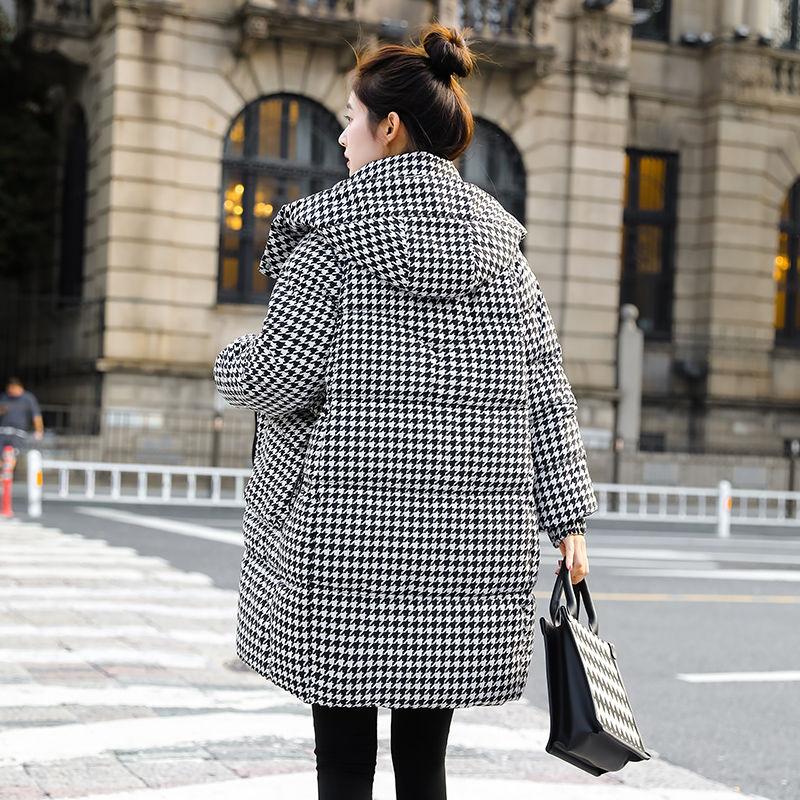 Plus Size Womens Winter Coat Thickened Loose Long Cotton Jacket High Quality Drawstring Waist Outwear