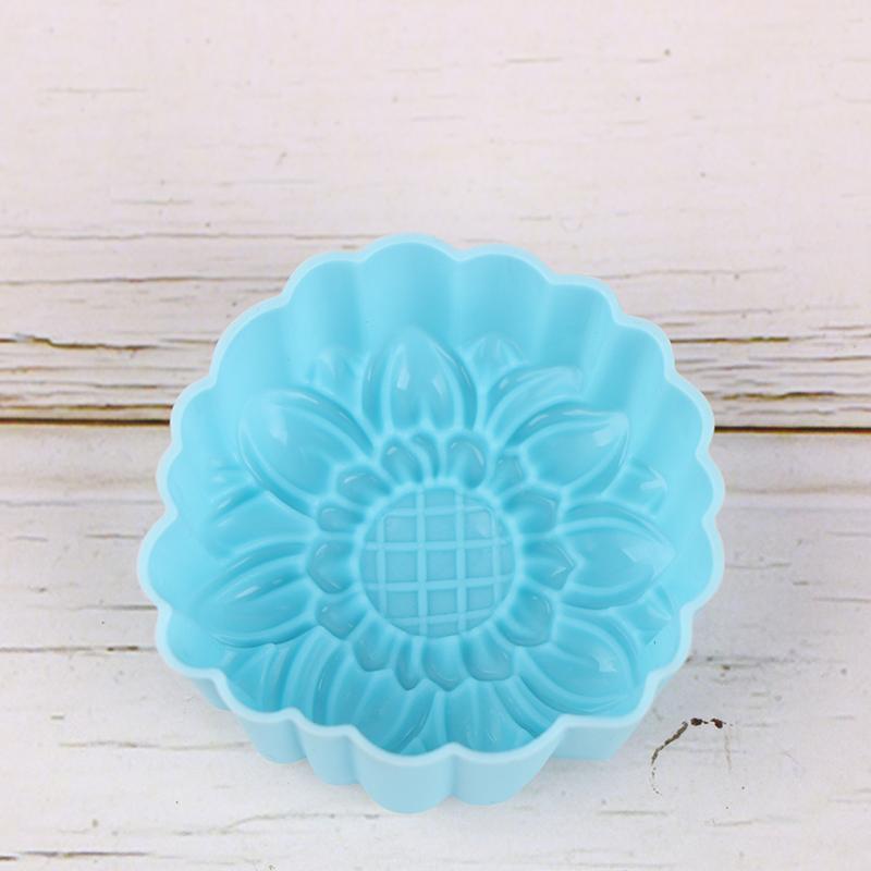 6ks 5cm slunečnicová forma na pudink Forma na muffiny, silikonové formy Příslušenství