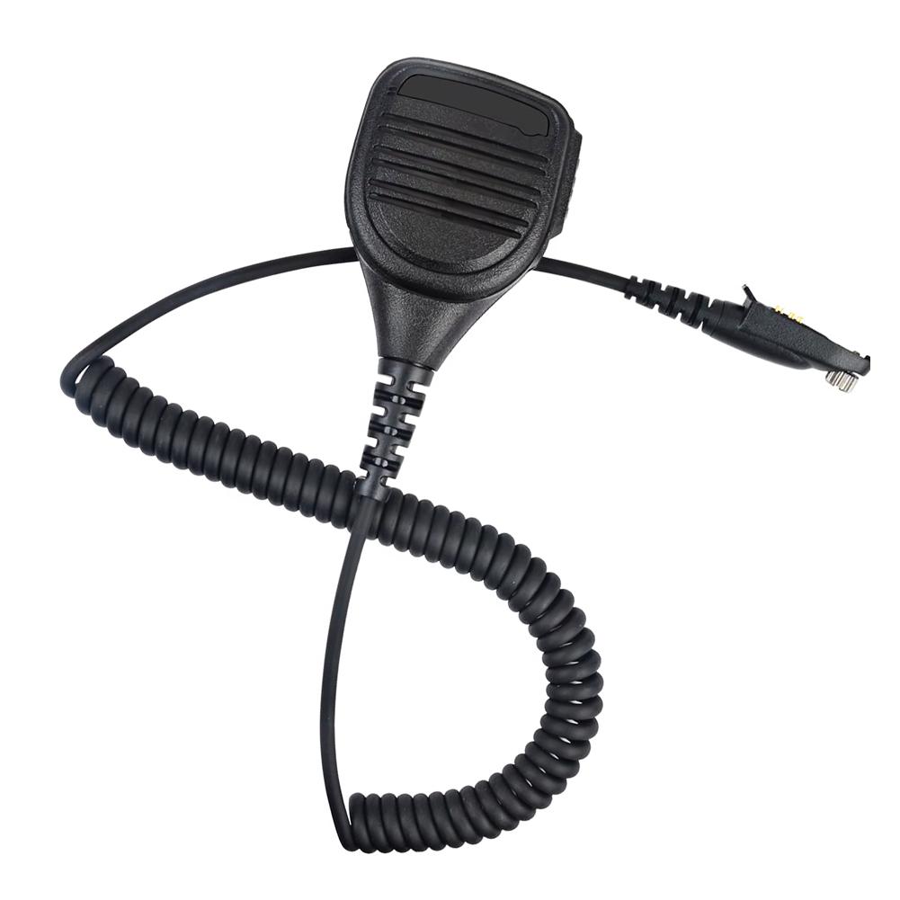 Spring Cable Handheld Speaker Mic for ROYASU Talkies UV850Pro HW UV910 HW UV938 with 0.6m to 2.5m Stretch Length