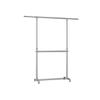 SONGMICS Clothes rack, grey, (101-163) x 49 x (113-198) cm