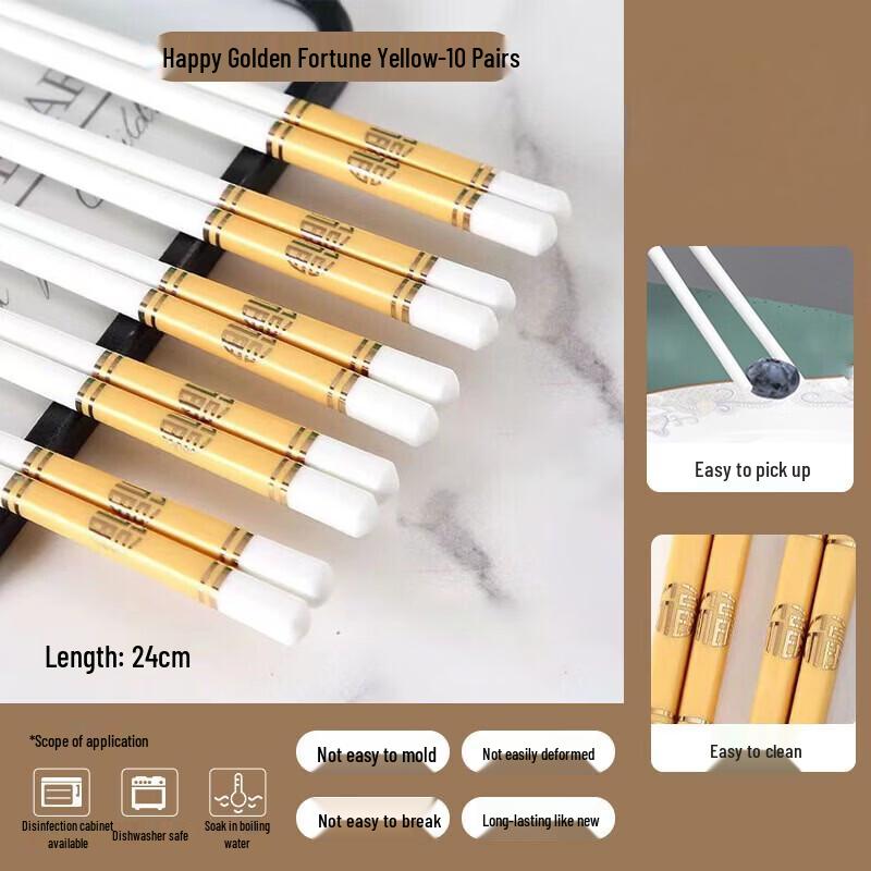 Abay Japanese Enamel Ceramic Chopsticks