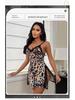 Plus Size Modal Leopard Print Camisole Nightgown - Sexy and Comfortable Women's Homewear