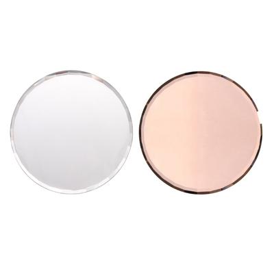 Mirror Surfaces Nail Art Palette With Multiple Mixing Areas Lightweight Plastic Design For Professional Salon Home Use