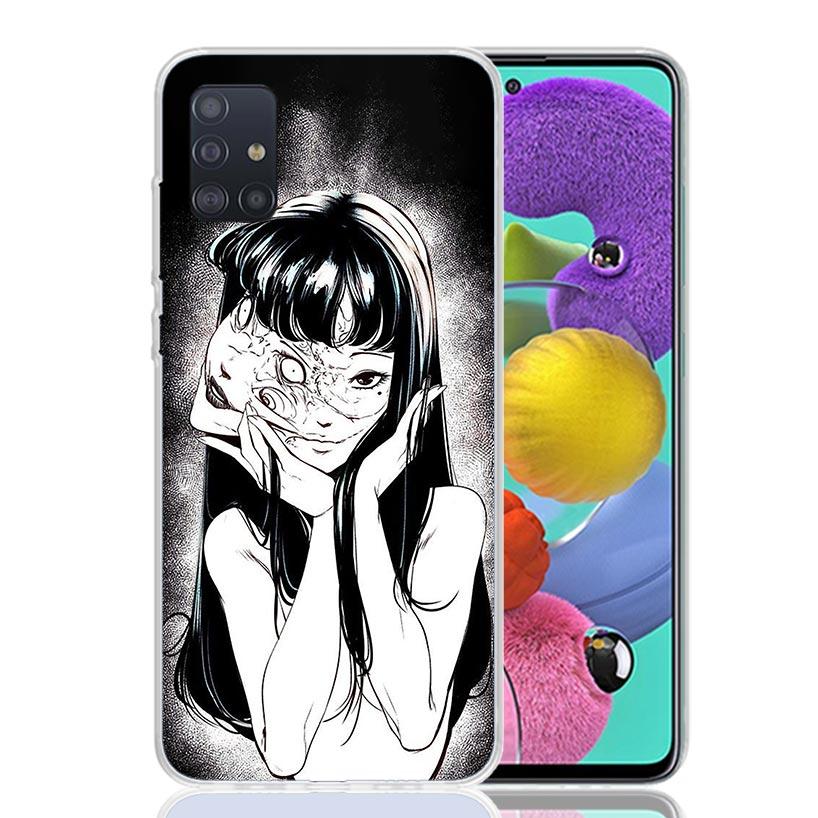 Japanese Horror Comic Anime Phone Case For Samsung Galaxy A52 A32 A22 A12 A02S A50S A30S A51 A31 AA71 Note 20 Ultra 10 S10 Plus