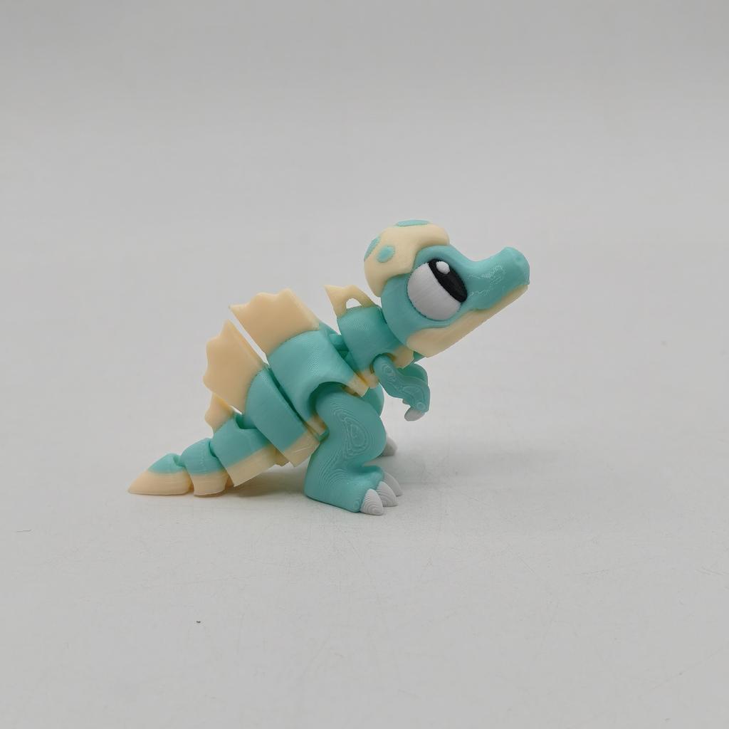 3D Printed Cute Dinosaur Baby Eggshell Figure Toys Home Decoration Joints Movable Realistic Eyes  Animal Desktop Decor Kids Gift