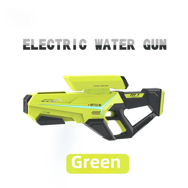 Electric Water Gun Powerful Squirt Automatic Water Suction Continuous Firing Watergun Large Capacity Summer Outdoor Beach Toy